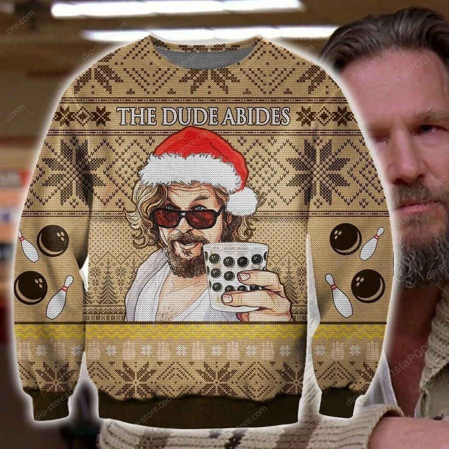 The Dude Abides Knitting Pattern 3d Print Ugly Sweater Ugly