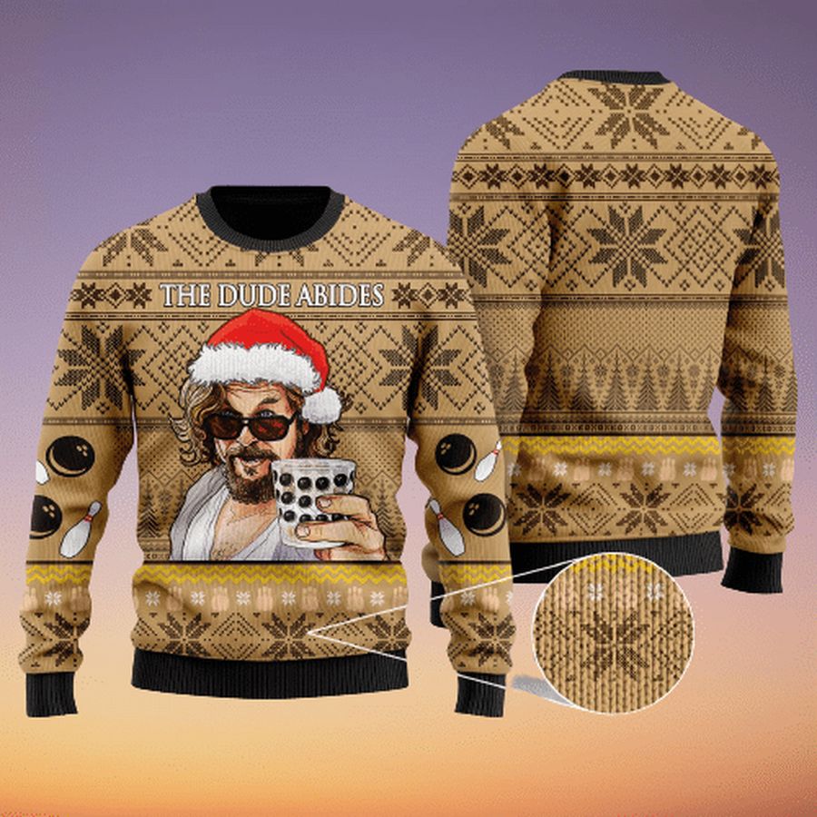 The dude Abides Ugly Sweater Ugly Sweater Christmas Sweaters Hoodie