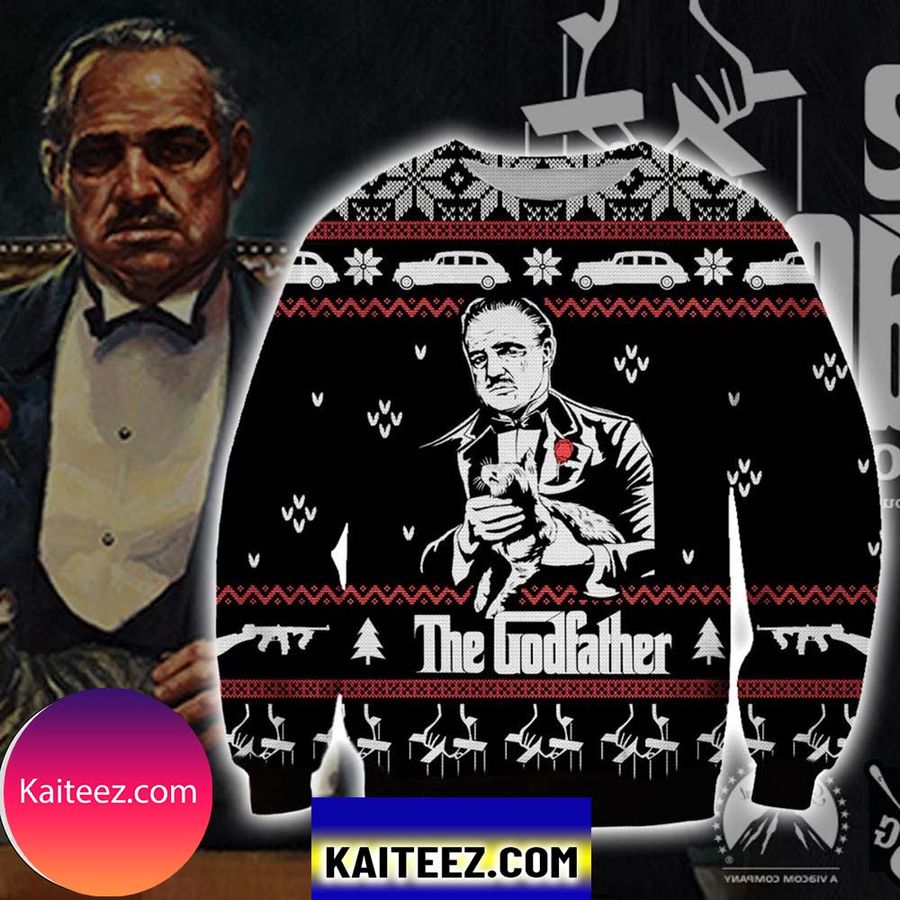 The Godfather 3d All Over Printed Christmas Ugly Sweater