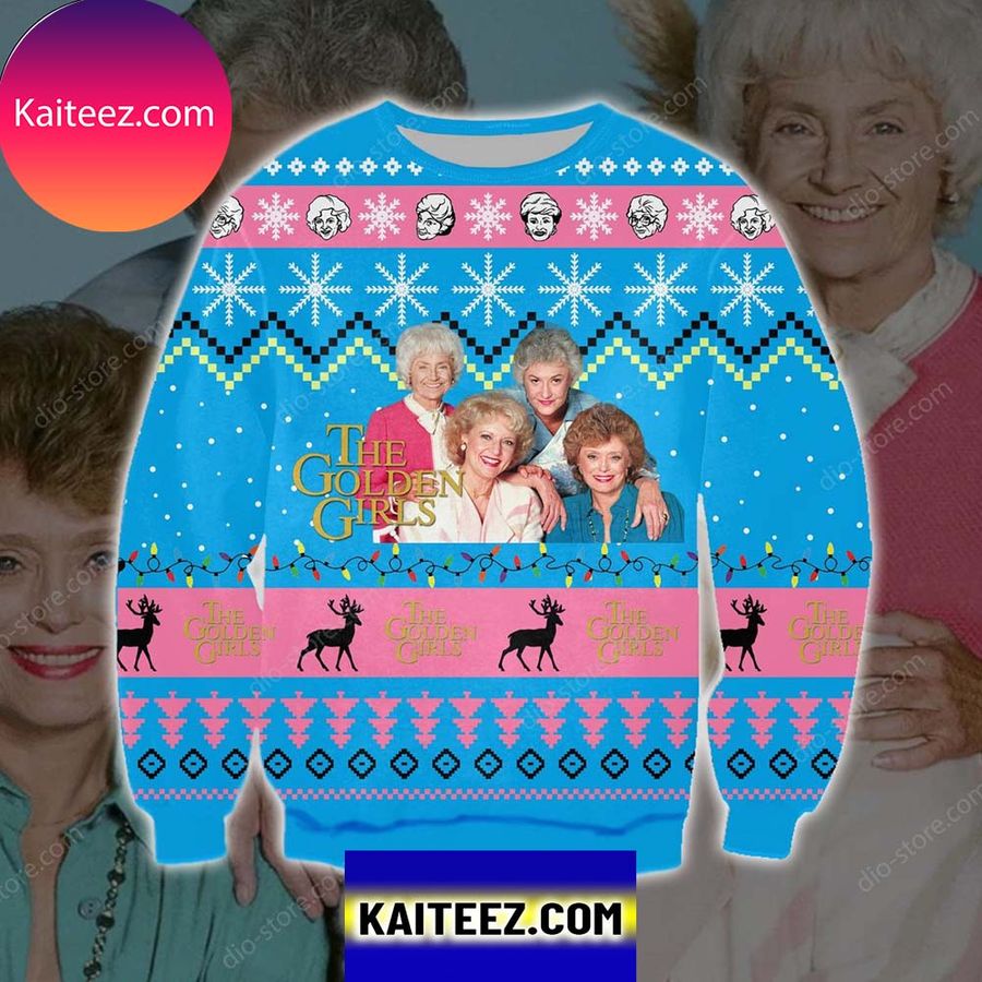 The Golden Girls 3d All Over Printed Christmas Ugly  Sweater