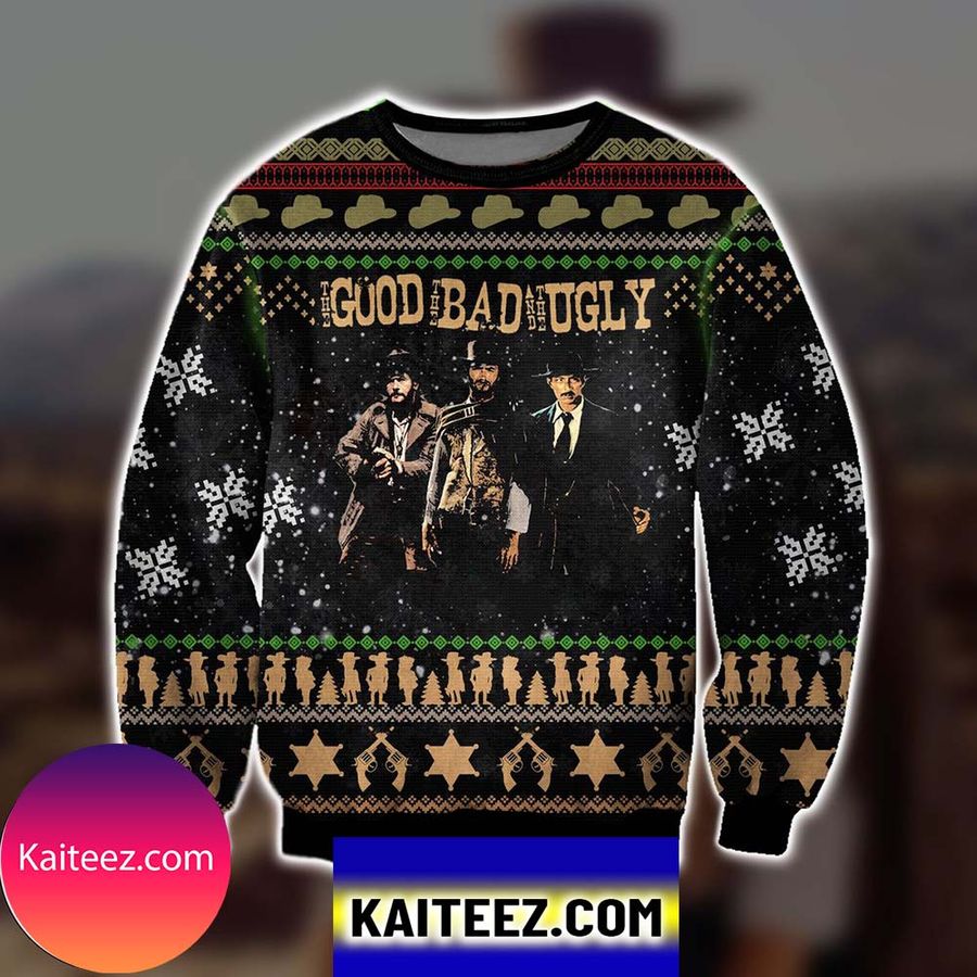 The Good The Bad And The Ugly 3d All Over Printed Christmas Ugly Sweater