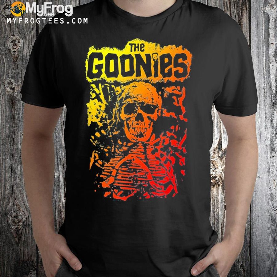The goonies skeleton and logo shirt