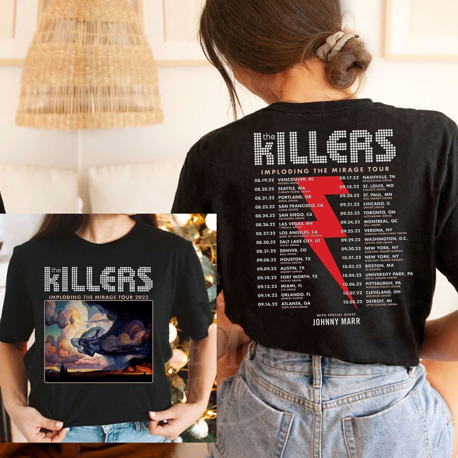 The Imploding The Mirage Tour 2022 The Killers Concert Music Unisex T-Shirt