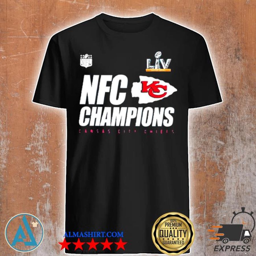 The Kansas city Chiefs 2021 afc championship shirt