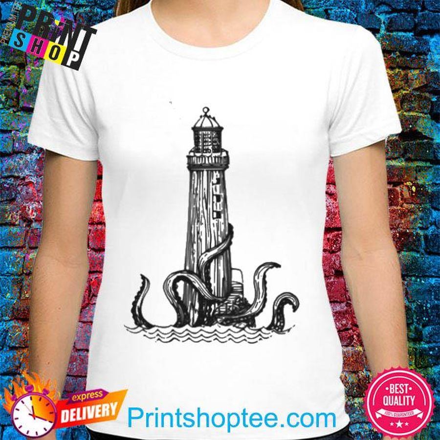 The lighthouse and the kraken our flag means death shirt