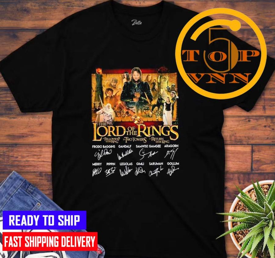 The Lord Of The Rings With 3 Seasons Signatures Unisex Shirt