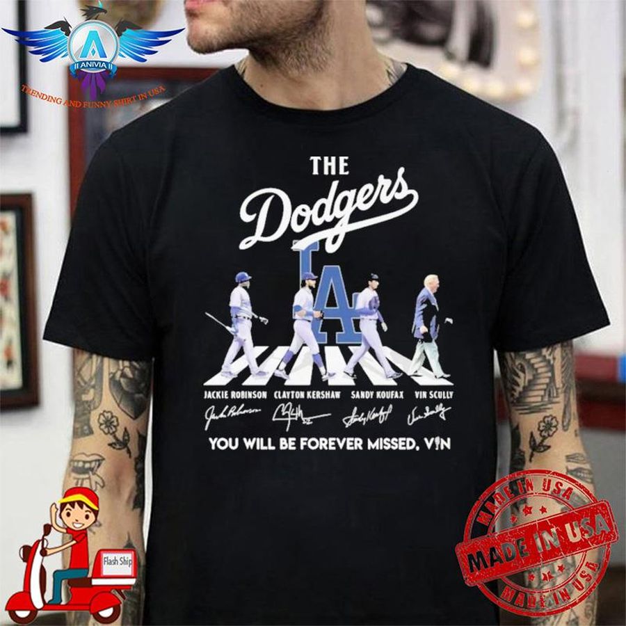 The Los Angeles Dodgers abbey road you will be forever missed shirt