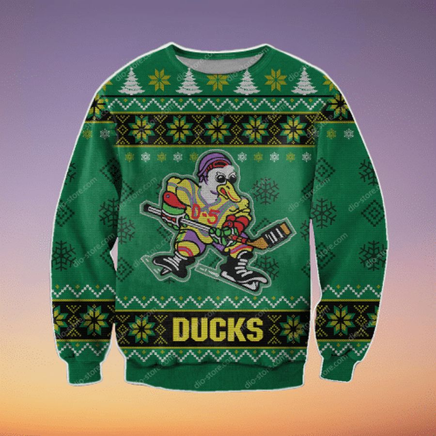 The mighty ducks ugly sweater Ugly Sweater Christmas Sweaters Hoodie