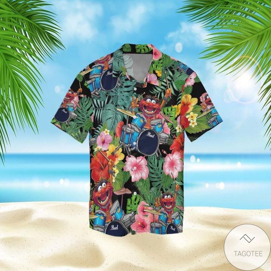 The Muppets Pearl Drums Hawaiian Shirt