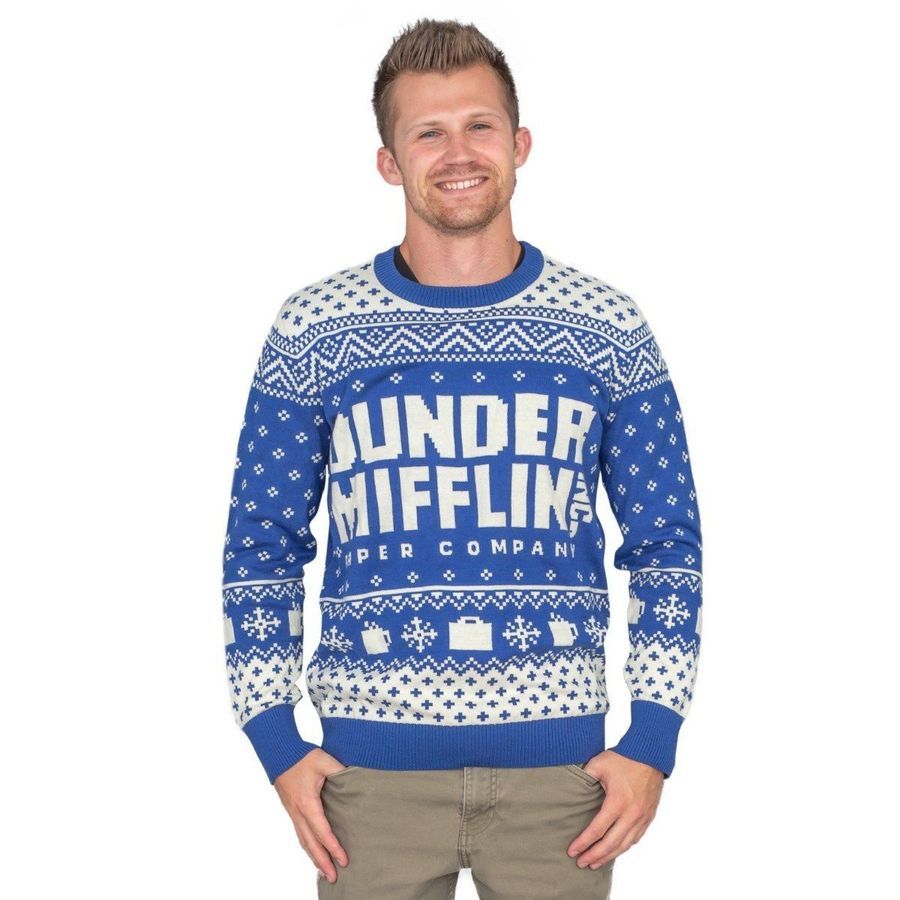 The Office Dunder Mifflin Ugly Christmas Sweater All Over Print