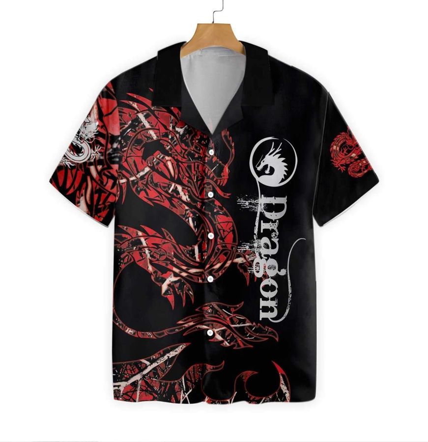 The Red Dragon Hawaiian Shirt