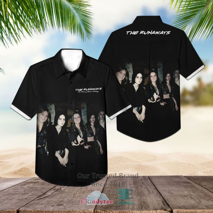 The Runaways The Mercury Anthology Album Hawaiian Casual Shirt – LIMITED EDITION