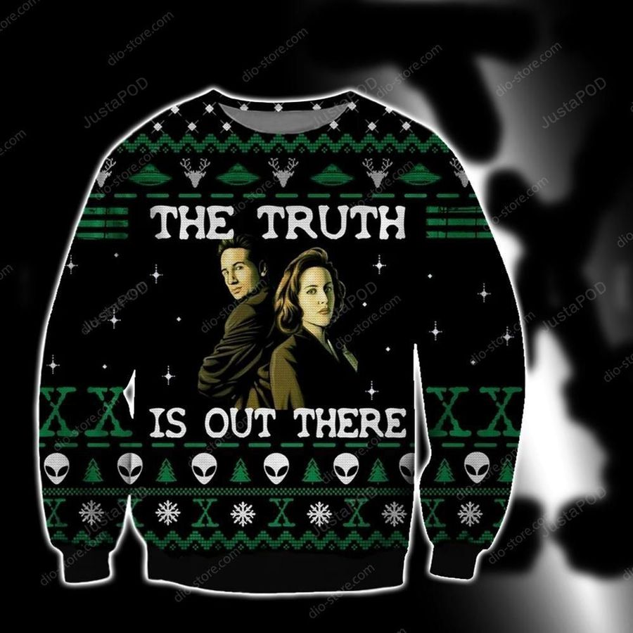 The Truth Is Out There Ugly Christmas Sweater, All Over Print Sweatshirt, Ugly Sweater, Christmas Sweaters, Hoodie, Sweater