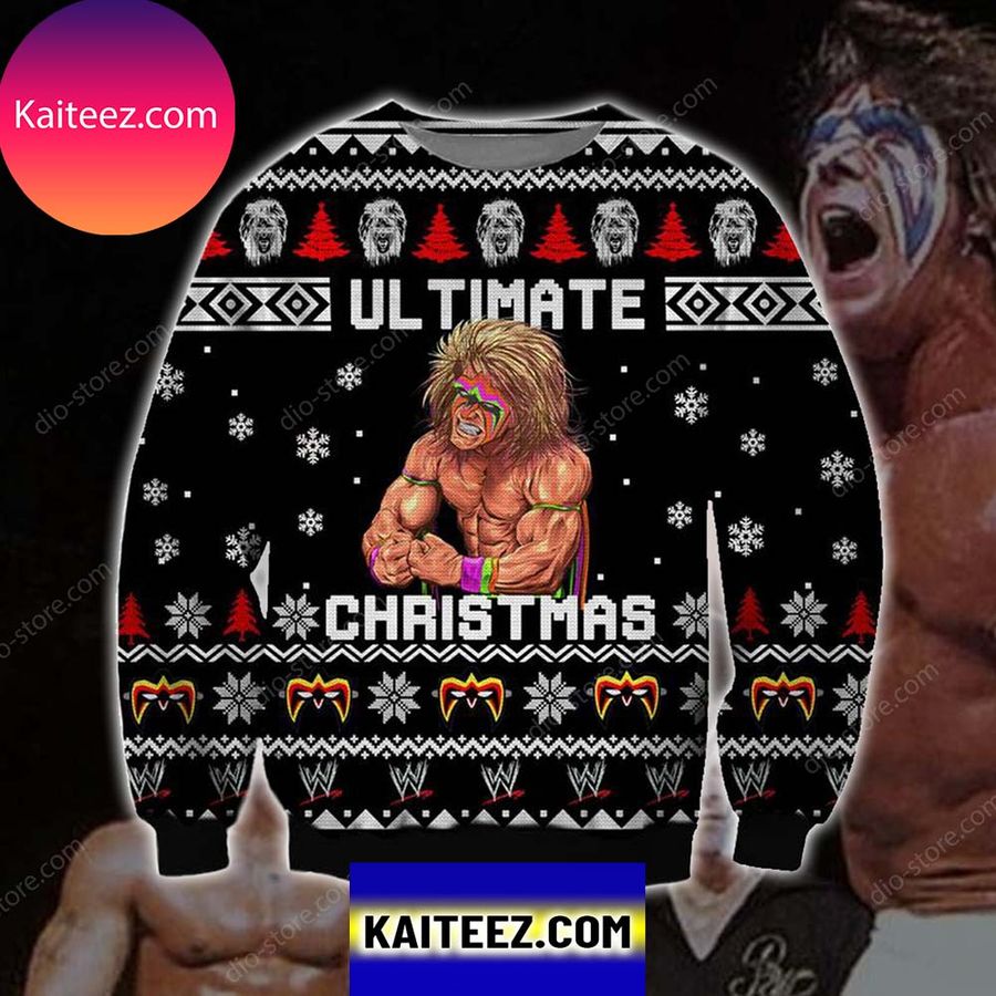 The Ultimate Warrior 3d All Over Printed Christmas Ugly Sweater