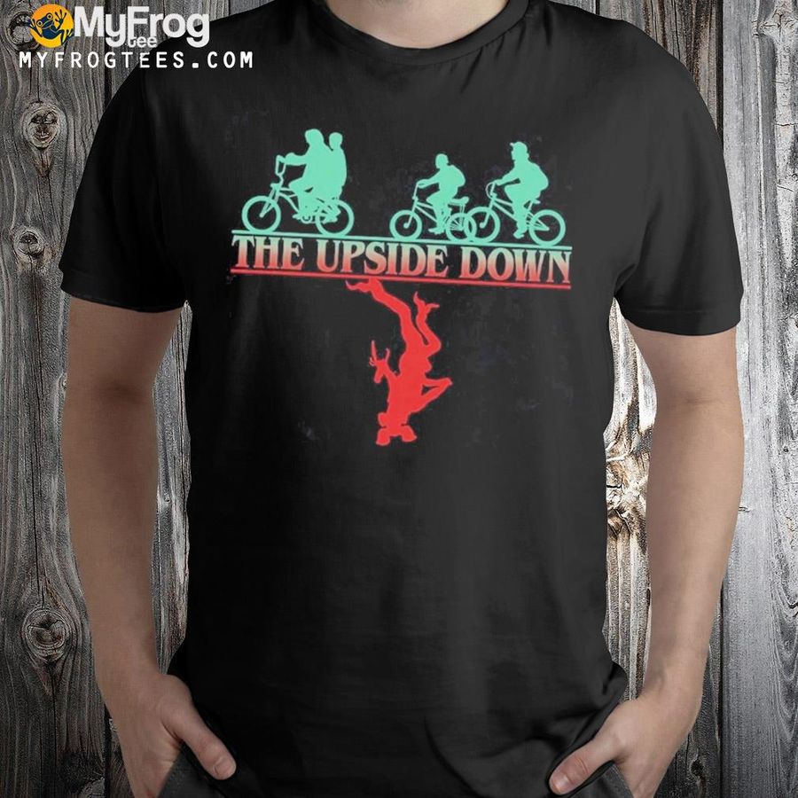 The upside down stranger things TV series inspired helfire club shirt