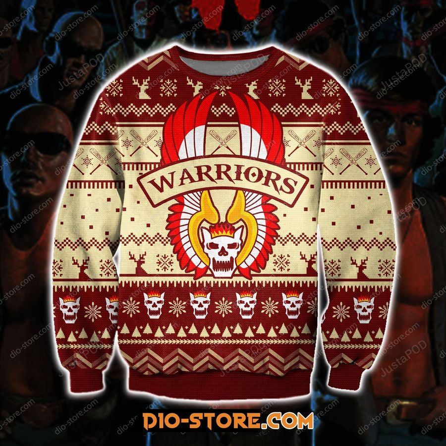 The Warriors Ugly Christmas Sweater, All Over Print Sweatshirt, Ugly Sweater, Christmas Sweaters, Hoodie, Sweater