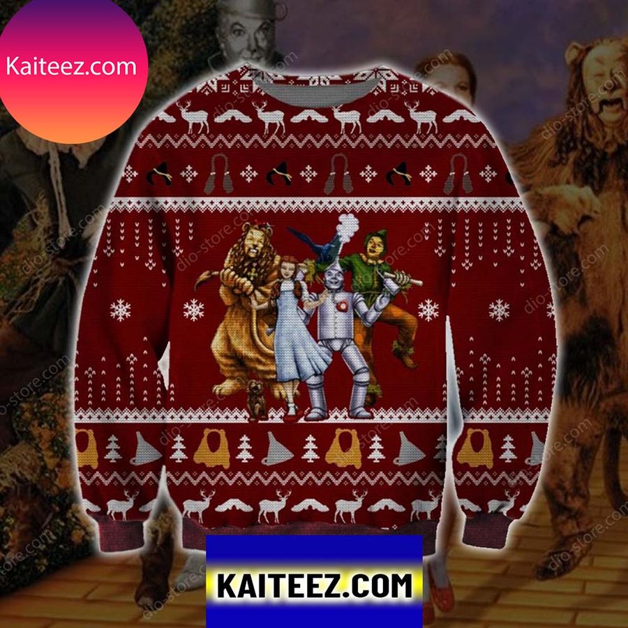 The Wizard Of Oz 3d All Over Printed Christmas Ugly  Sweater