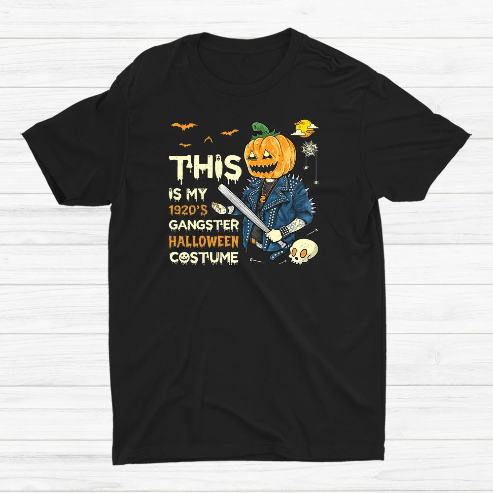 This Is My 1920s Gangster Costume Halloween Mafia Gangster Shirt