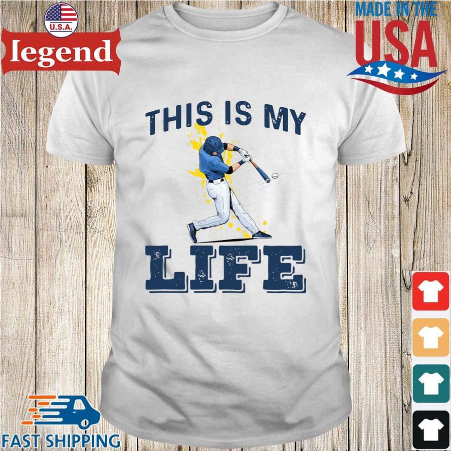 This is my life baseball shirt