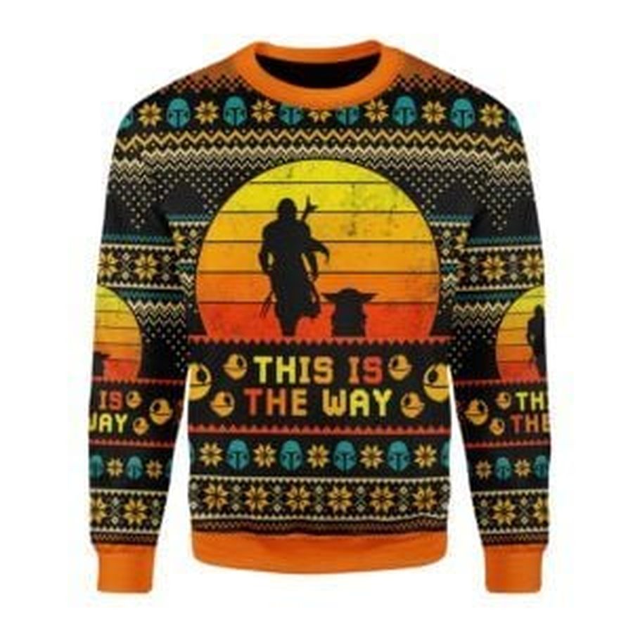 This Is The Way Ninja Turtles For Unisex Ugly Christmas Sweater, All Over Print Sweatshirt, Ugly Sweater, Christmas Sweaters, Hoodie, Sweater