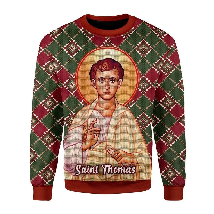 Thomas The Apostle Ugly Christmas Sweater - 326