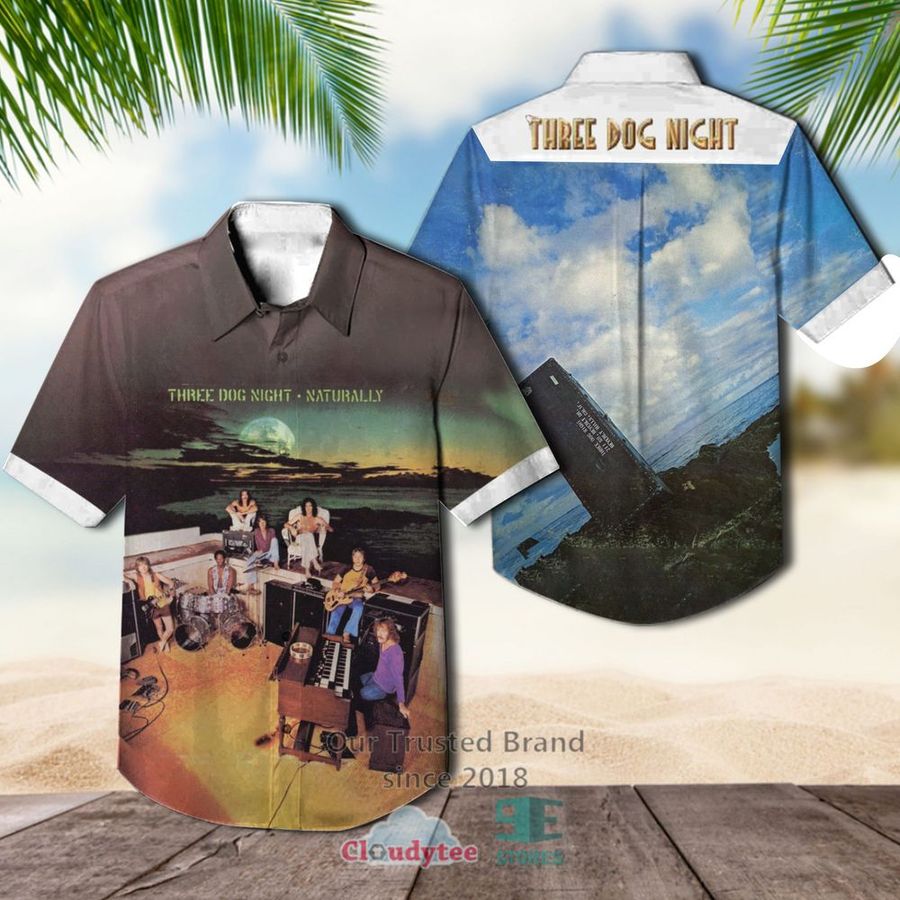 Three Dog Night Naturally Album Hawaiian Casual Shirt – LIMITED EDITION