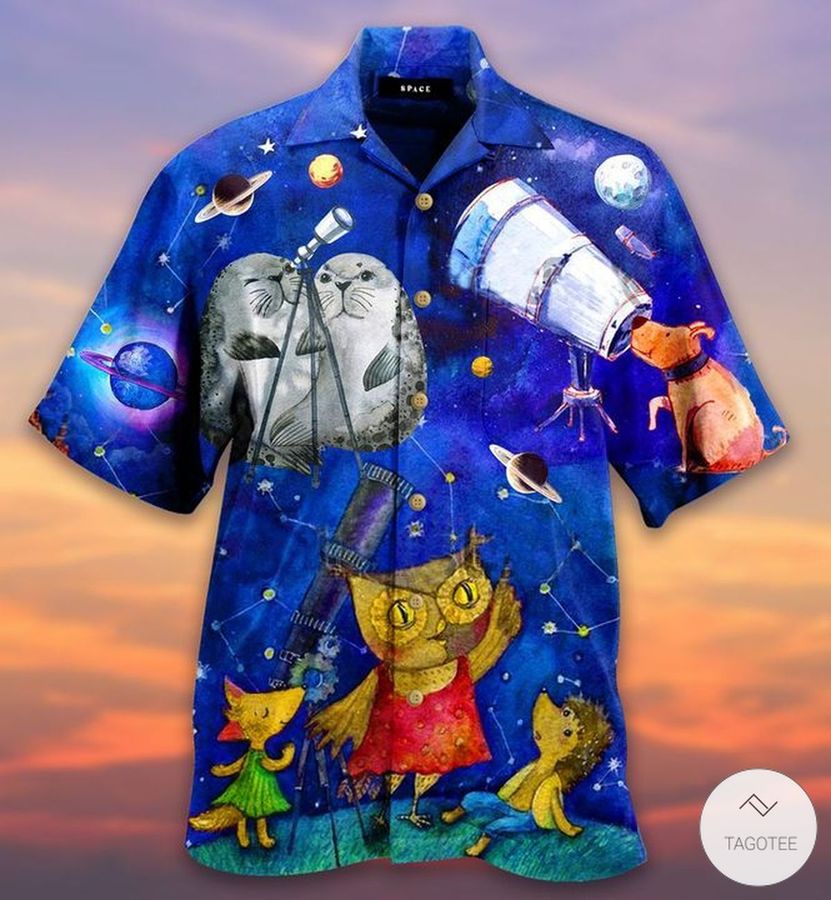 Through The Space Hawaiian Shirt