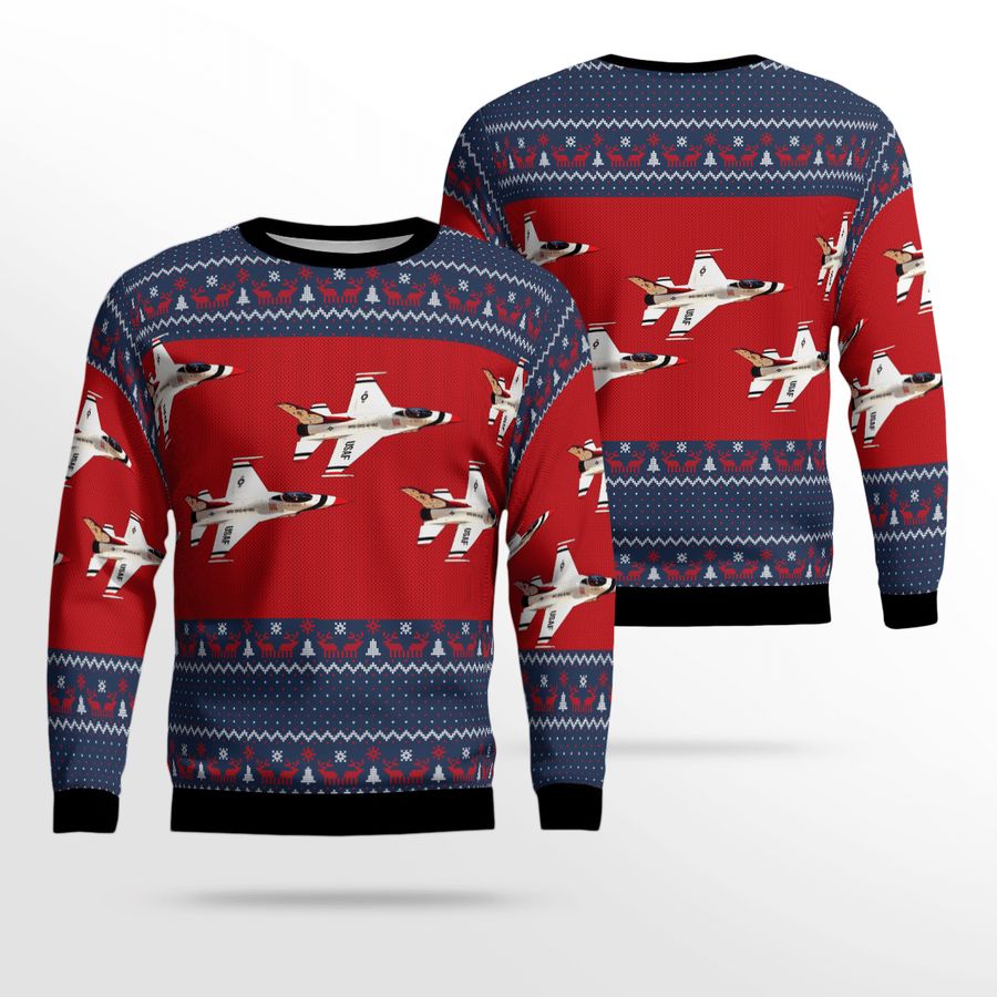 Thunderbirds Ugly Christmas Sweater All Over Print Sweatshirt Ugly Sweater