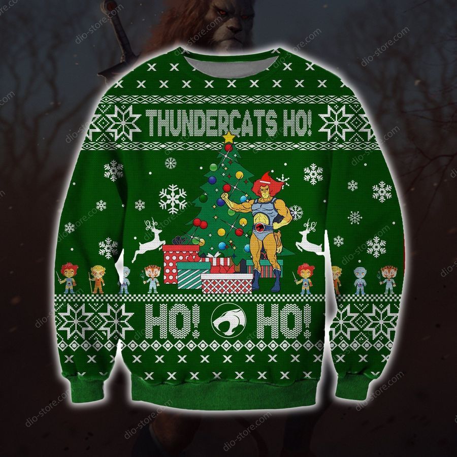 Thundercats Ho Ugly Christmas Sweater All Over Print Sweatshirt Ugly