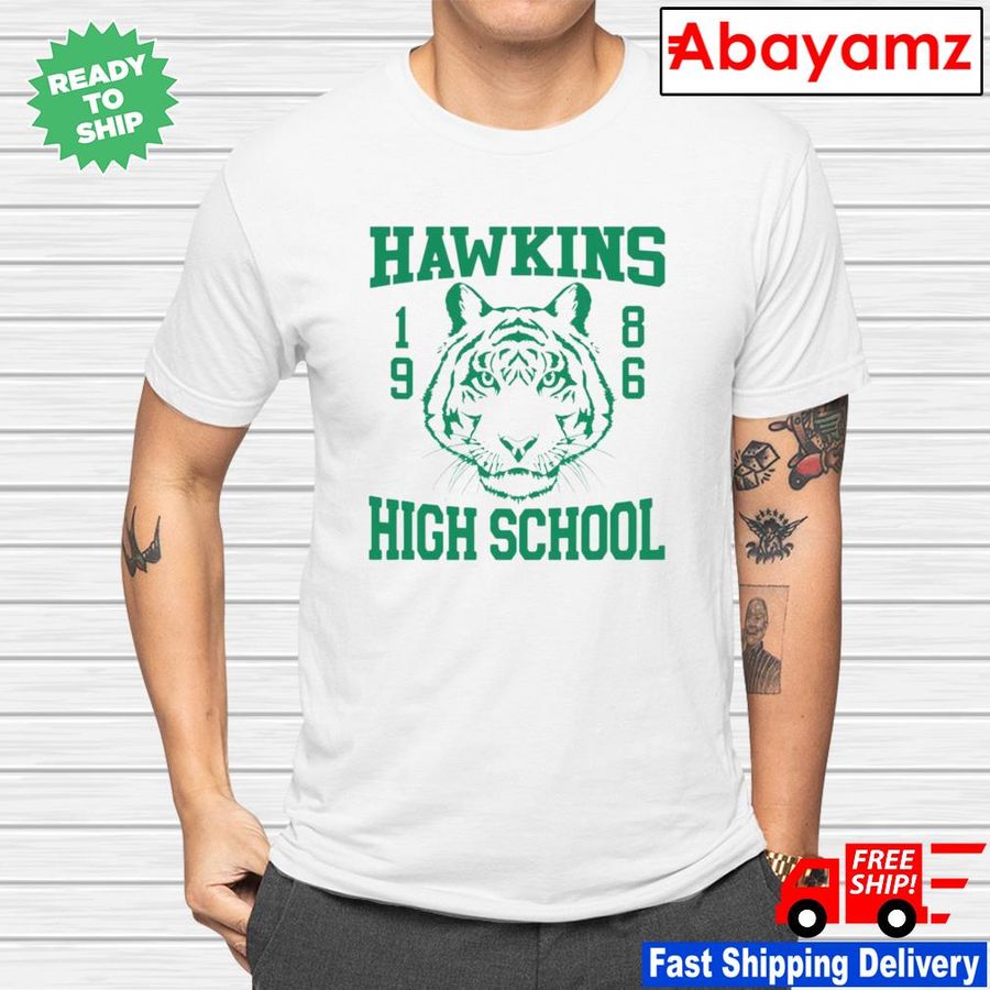 Tiger hawkins 1986 high school shirt