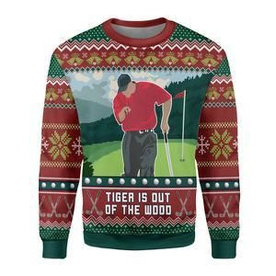 Tiger Is Out Of The Wood Ugly Christmas Sweater - 352