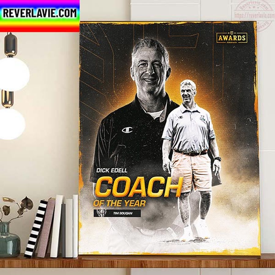 Tim Soudan Is 2022 PLL Dick Edell Coach Of The Year Home Decor Poster Canvas