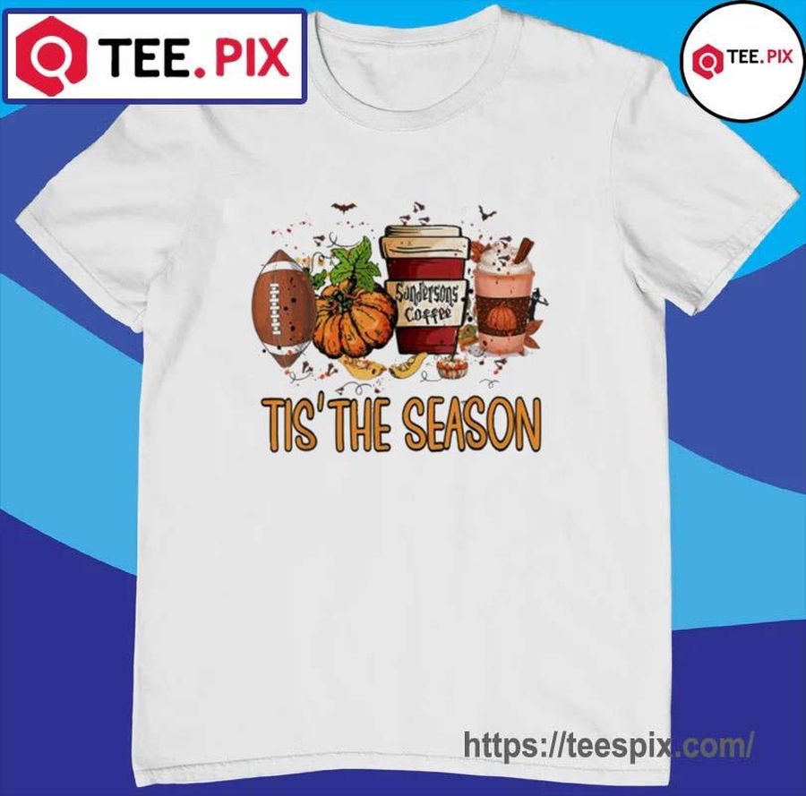 Tis The Season Pumpkin Spice Football Thanksgiving 2022 Shirt