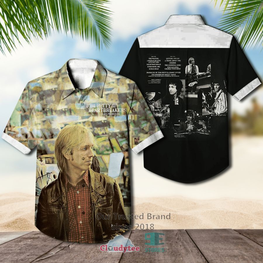 Tom Petty and the Heartbreakers Hard Promises Album Hawaiian Shirt – LIMITED EDITION