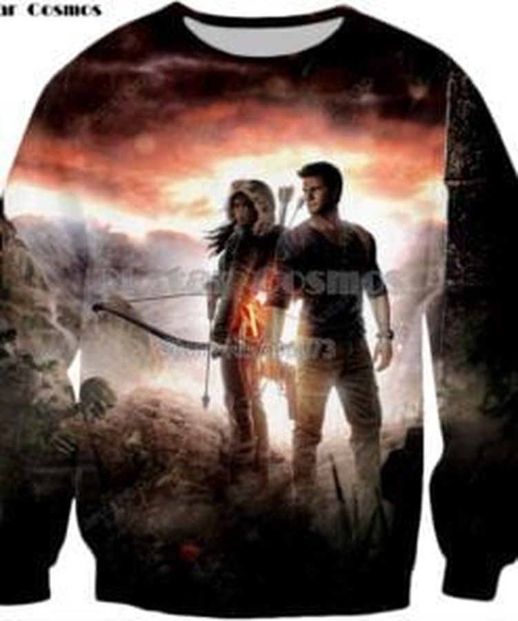 Tomb Raider Game Uncharted Ugly Sweatshirt, Ugly Sweater, Christmas Sweaters, Hoodie, Sweater