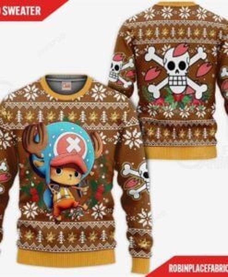Tony Chopper One Piece Ugly Christmas Sweater All Over Print