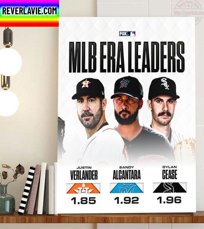 Top 3 MLB ERA Leaders Home Decor Poster Canvas