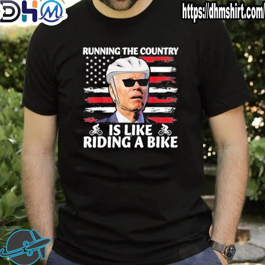 Top biden running the country is like riding a bike Biden bike shirt