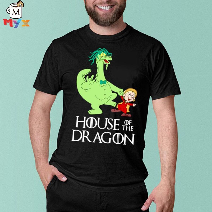 Top cartoon art house of the dragon shirt