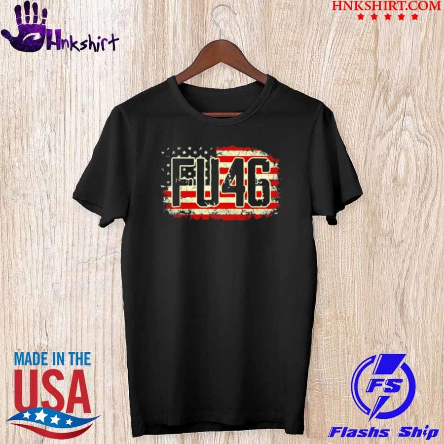 Top Fu46 Vintage Old American Flag Biden Patriots Fu46 Shirt