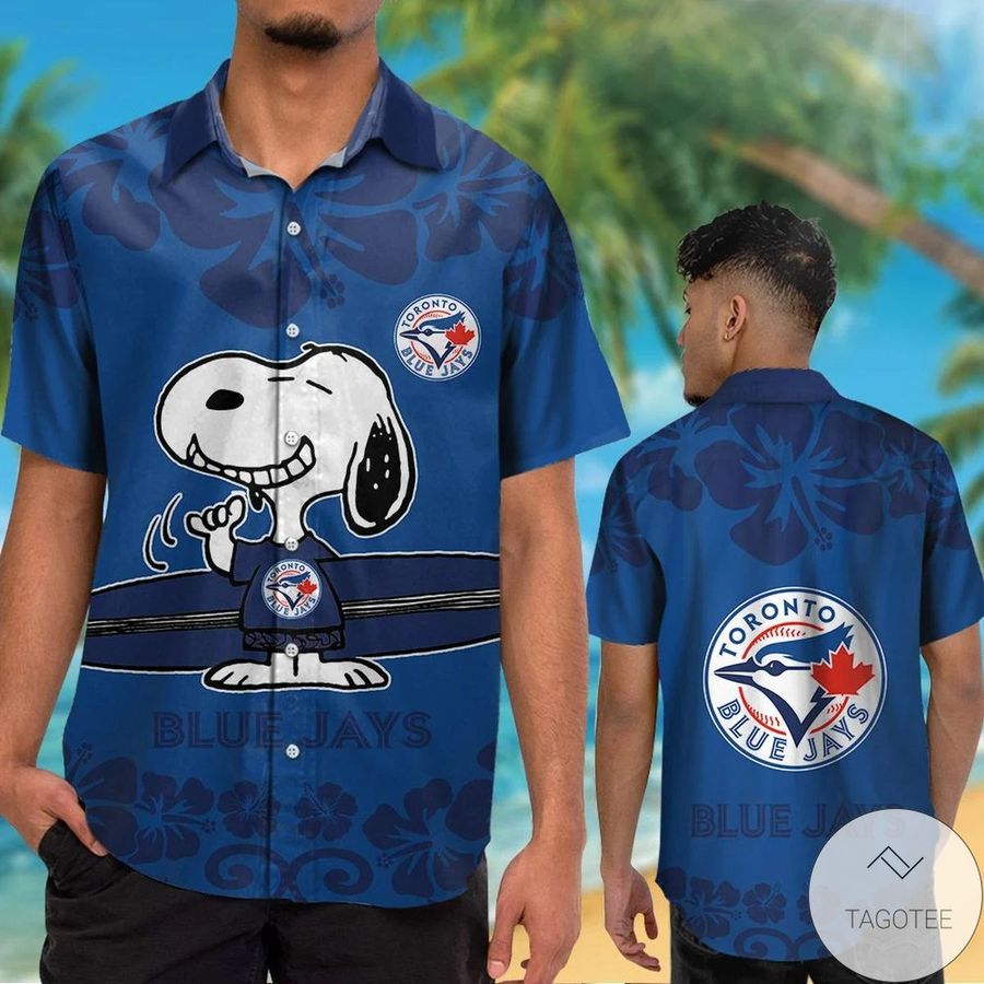 Toronto Blue Jays Snoopy Hawaiian Shirt