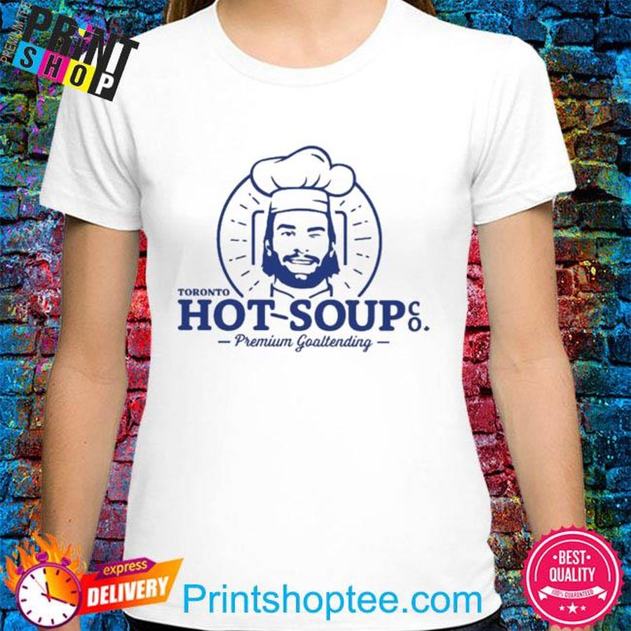 Toronto hot soup premium goaltending shirt