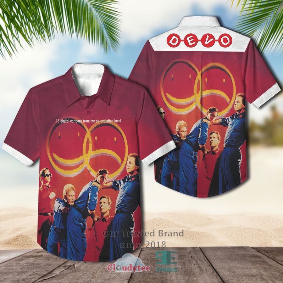 Total Devo Album Hawaiian Casual Shirt – LIMITED EDITION