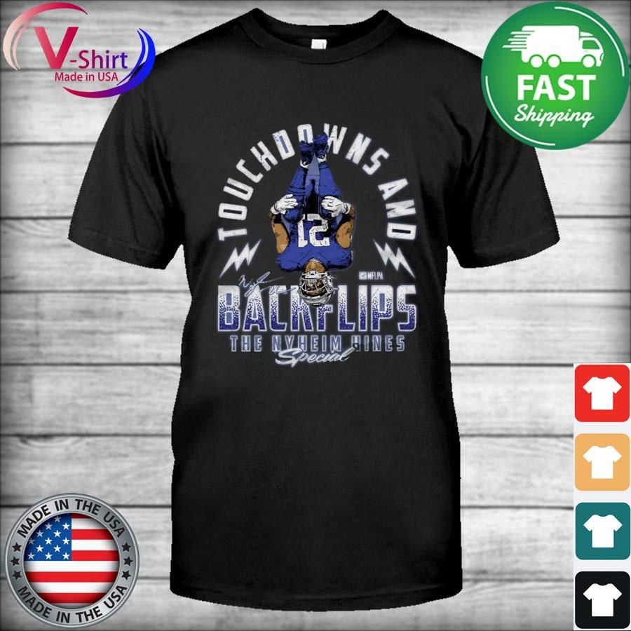 Touchdowns And Nyheim Hines Backflip The Nyheim Hines Shirt