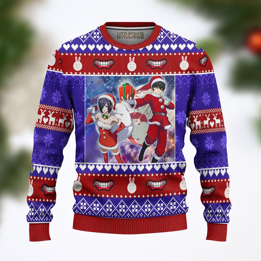 Touka X Kaneki Anime Custom Tokyo Ghoul Ugly Sweater