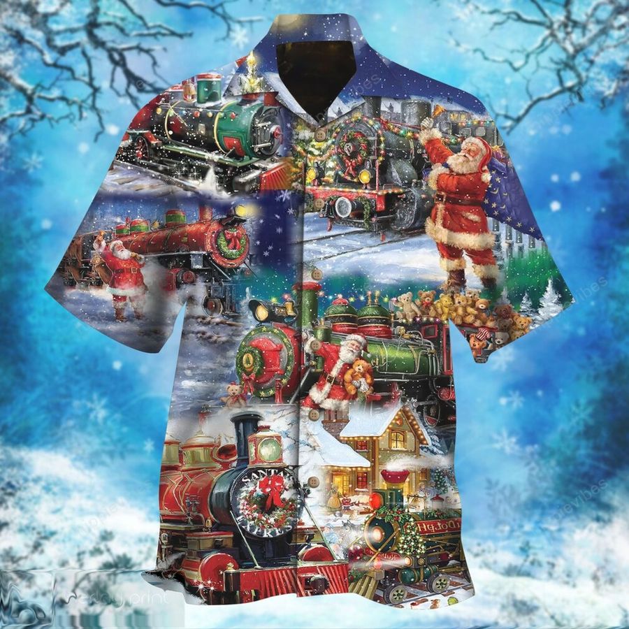 Train To Wonderful Christmas Hawaiian Shirt
