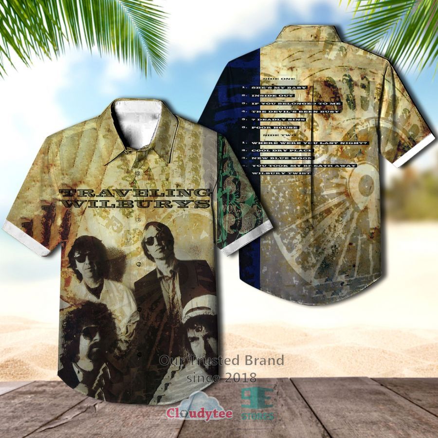Traveling Wilburys Band The Traveling Wilburys, Vol. 3 Album Hawaiian Shirt – LIMITED EDITION