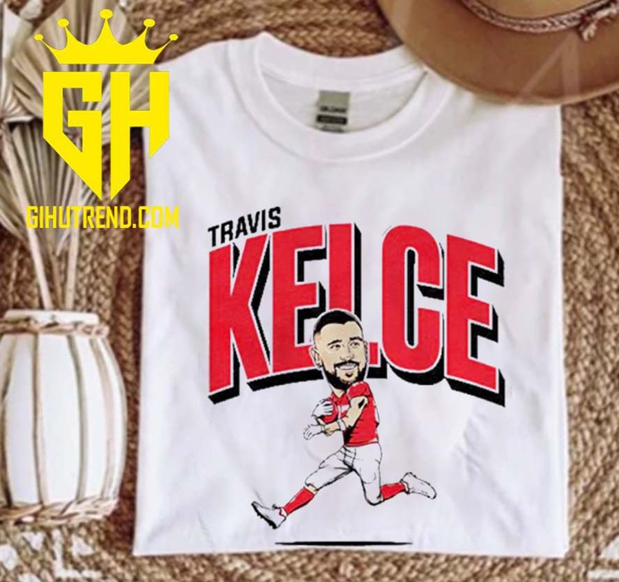 Travis Kelce Caricature Baseball For Fans T-Shirt