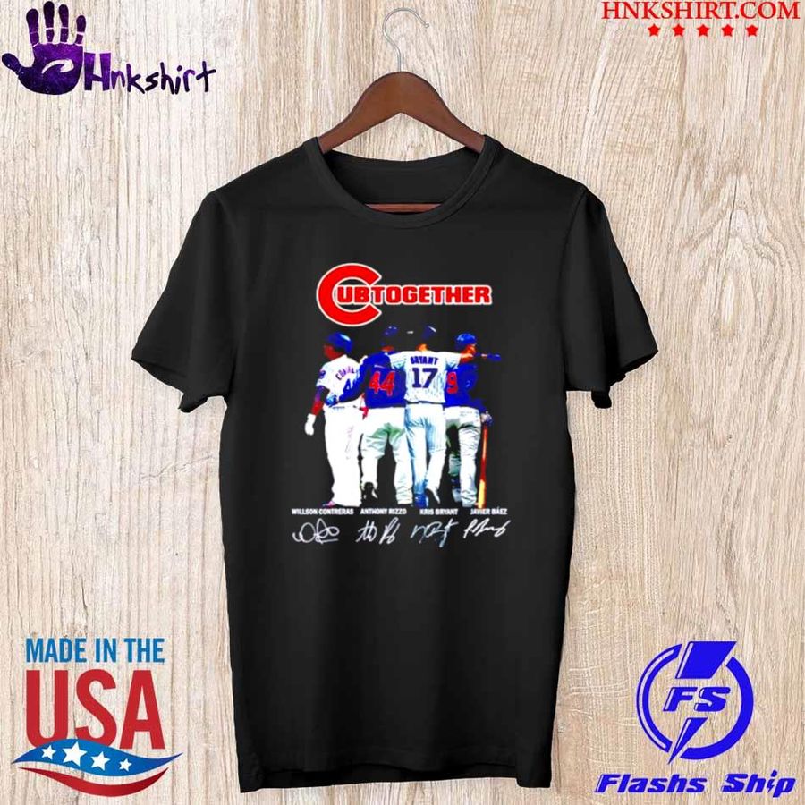 Trending Cub Together Contreras Rizzo Bryant And Baez Signatures Shirt