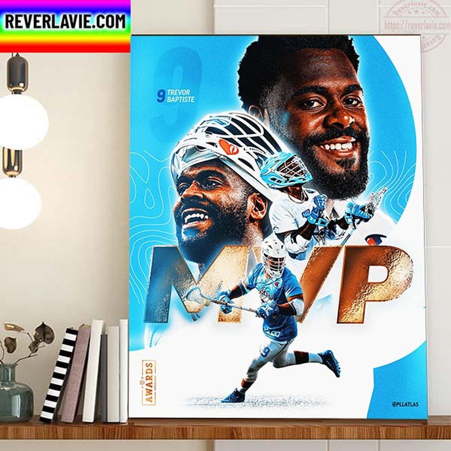 Trevor Baptiste Is 2022 PLL Jim Brown MVP Most Valuable Player Home Decor Poster Canvas